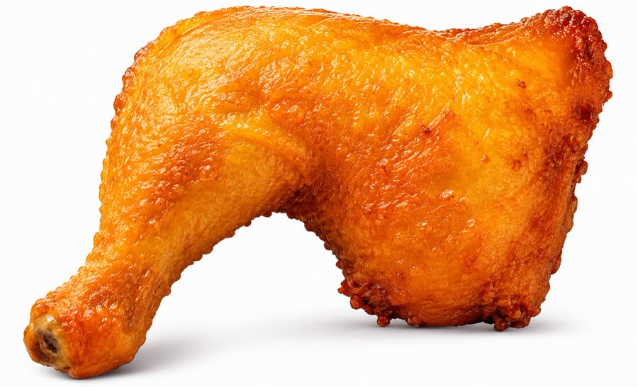 Gepuk Ori traditional smashed fried chicken